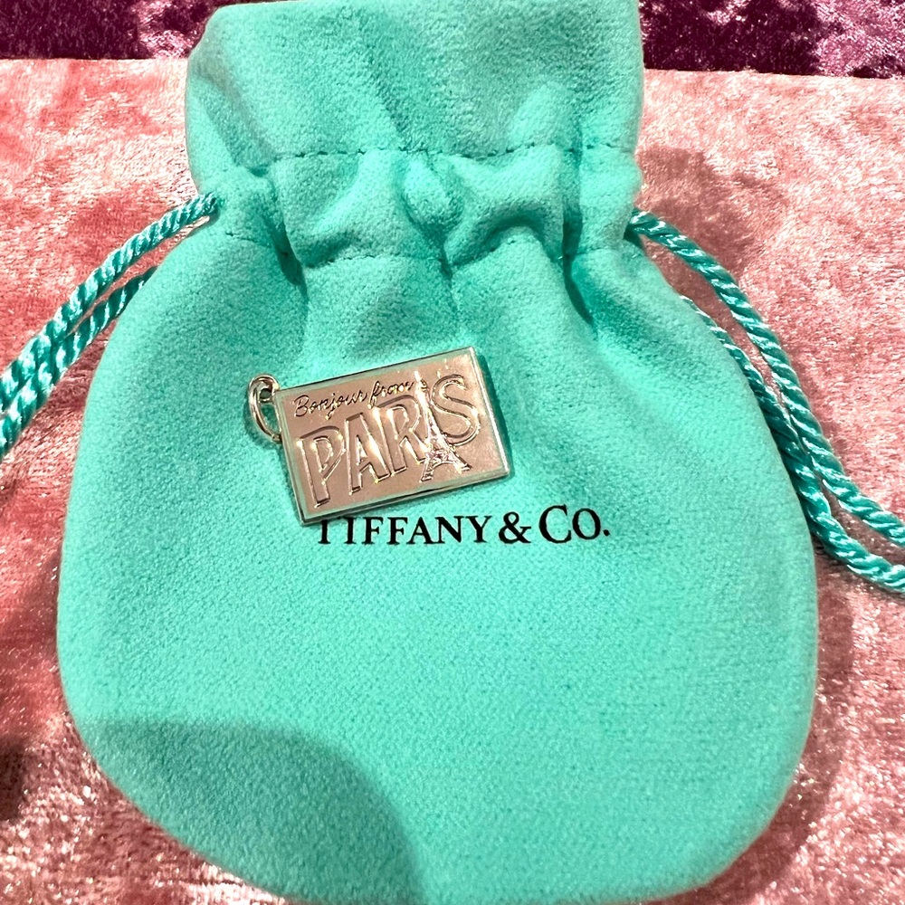 Tiffany & Co Retired Paris Postcard Charm